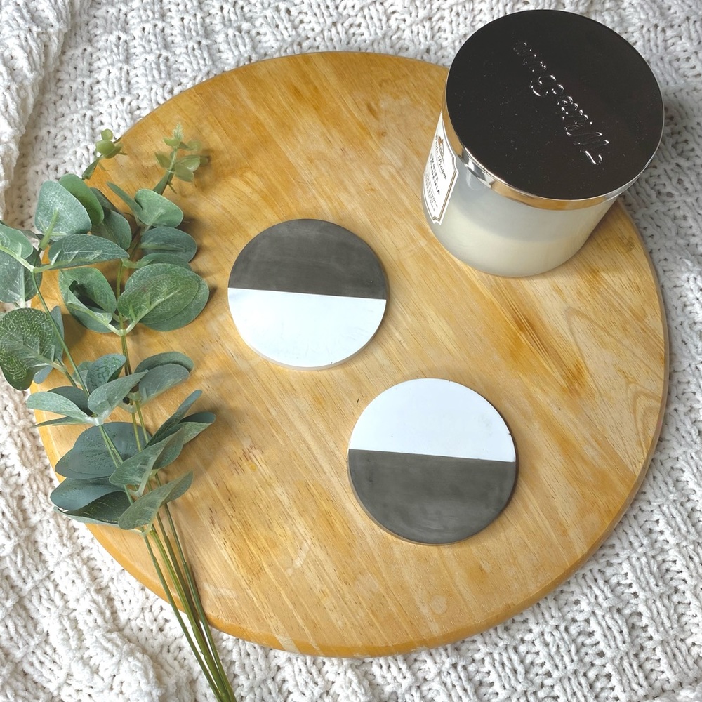 Modern Coaster Set / Modern Decor / Set of 2